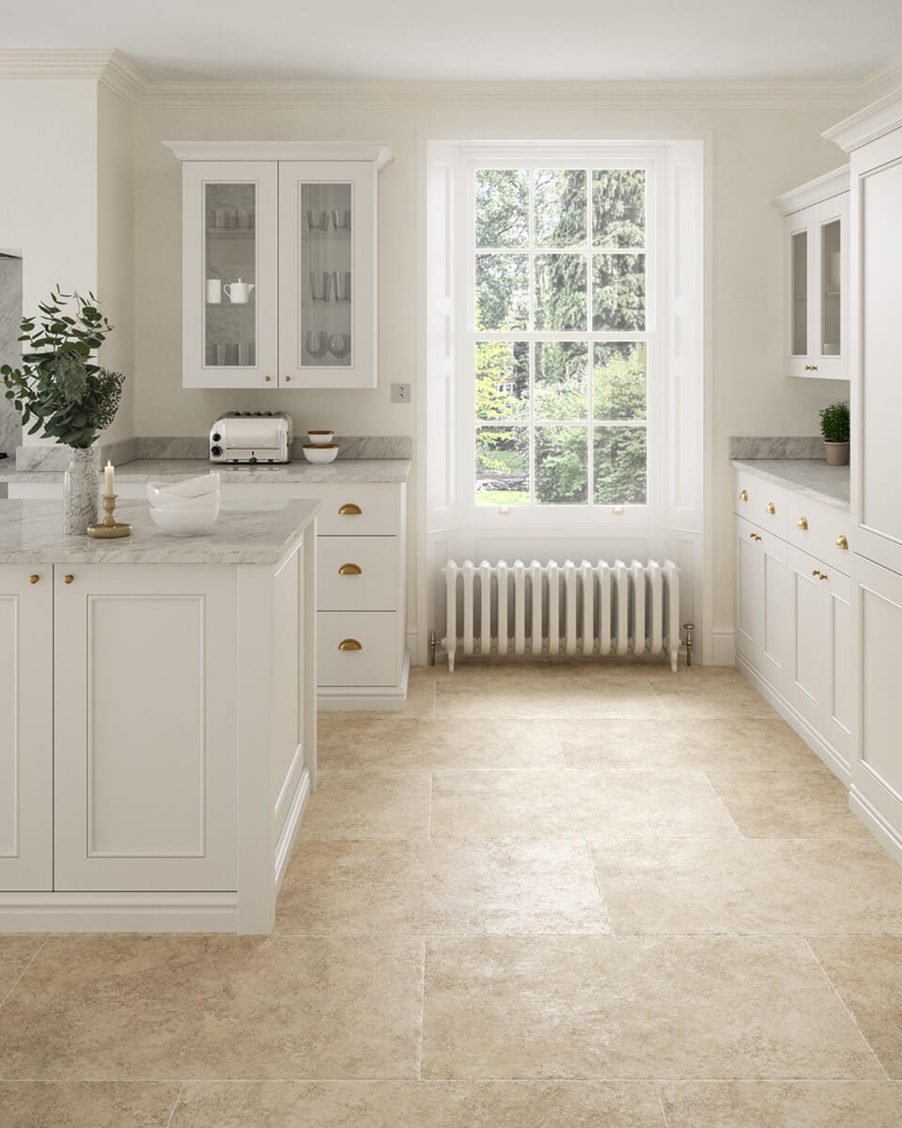 Picture of Montpellier Natural Antique Limestone Effect Porcelain Tiles