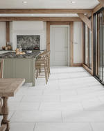 Picture of Kensington White Antique Limestone Effect Porcelain Tiles