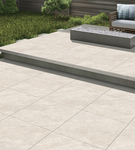 Mustang Crema Porcelain Paving Slabs - 60x60cm