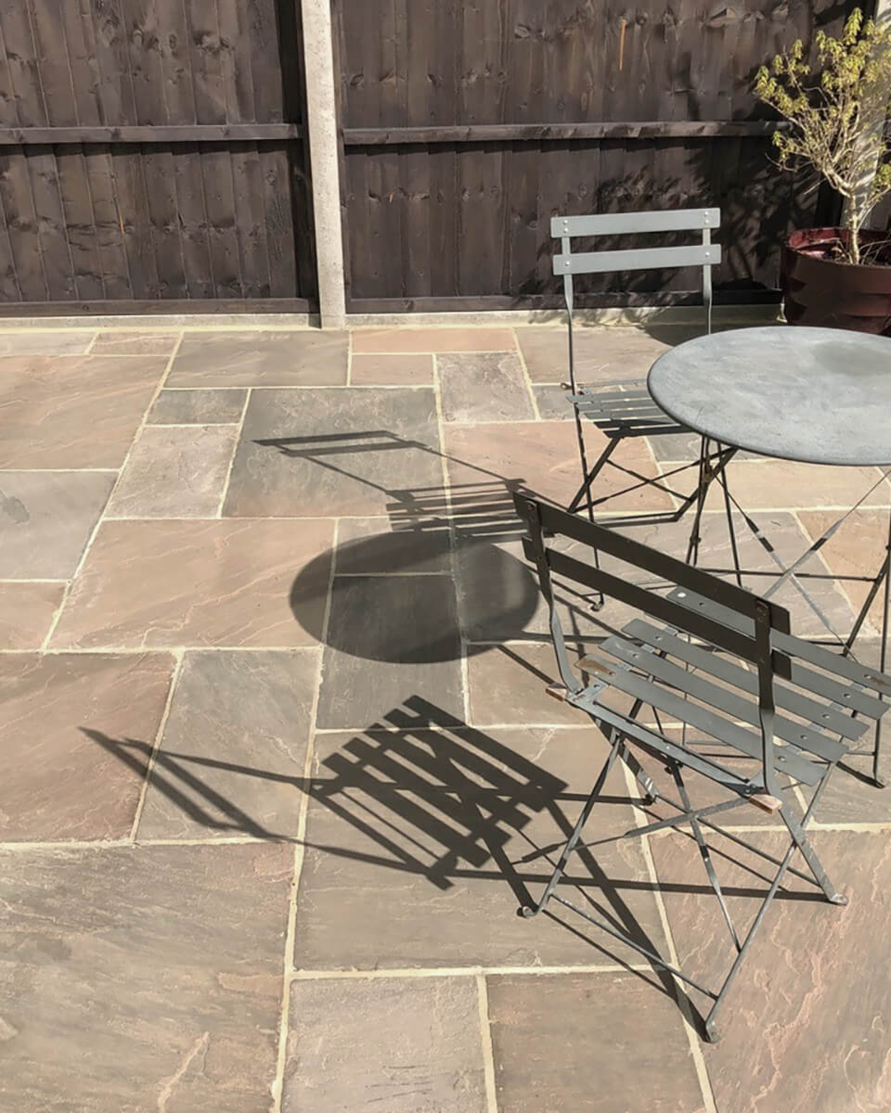 Picture of Classic Autumn Umber Sandstone 18.8 sqm Calibrated Paving Slab Pack
