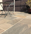 Picture of Classic Autumn Umber Sandstone 18.8 sqm Calibrated Paving Slab Pack