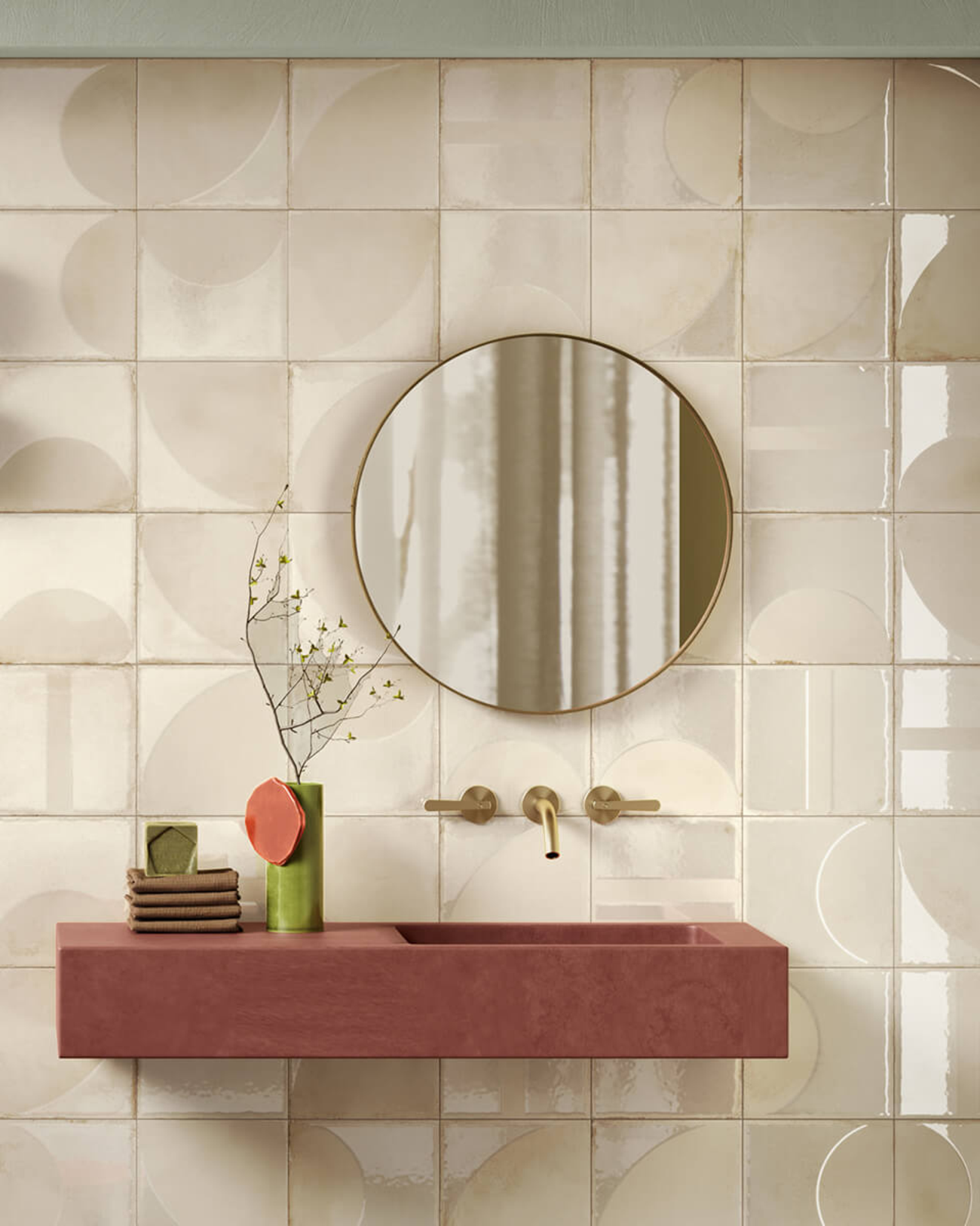 Picture of Casa Ivory Decor Glazed Tiles