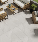 Picture of Axis Ash Grey Porcelain Paving Slabs