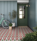 Picture of Marlow Red Patterned Tiles
