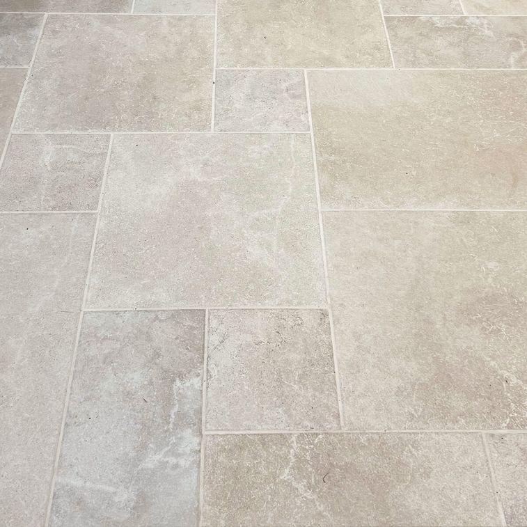 Picture of Charterhouse Bianco Antique Limestone Effect Porcelain Tiles - OPUS Set