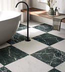 Picture of Firenza Verde Alpi Matte Marble Effect Porcelain Tiles