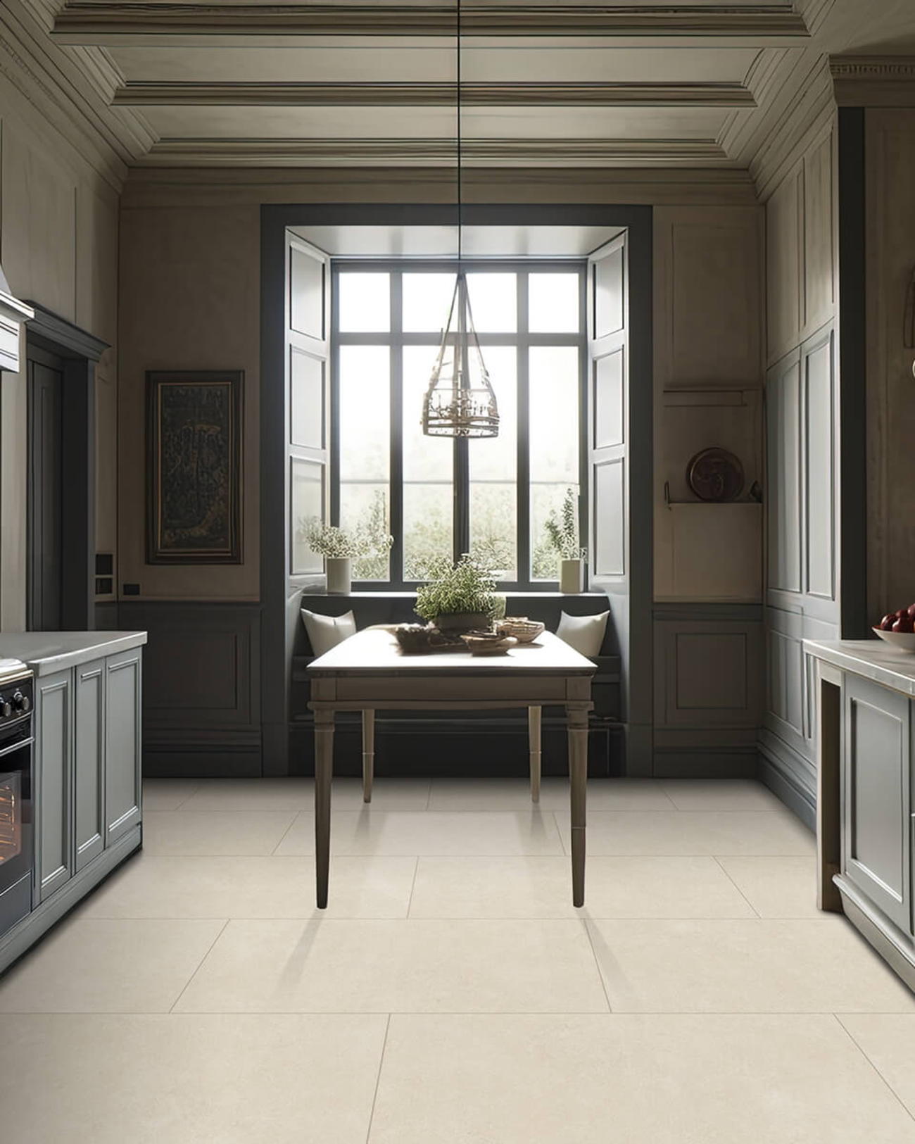 Picture of Mykonos Cotton Stone Effect Porcelain Tiles