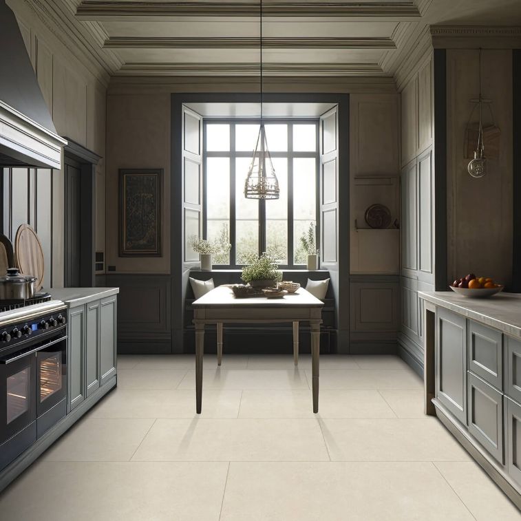 Picture of Mykonos Cotton Stone Effect Porcelain Tiles