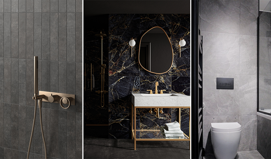 Black Bathroom Tile Ideas