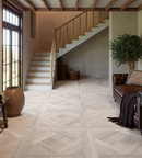 Picture of Cotton Oak Parquet Wood Effect Porcelain Tiles