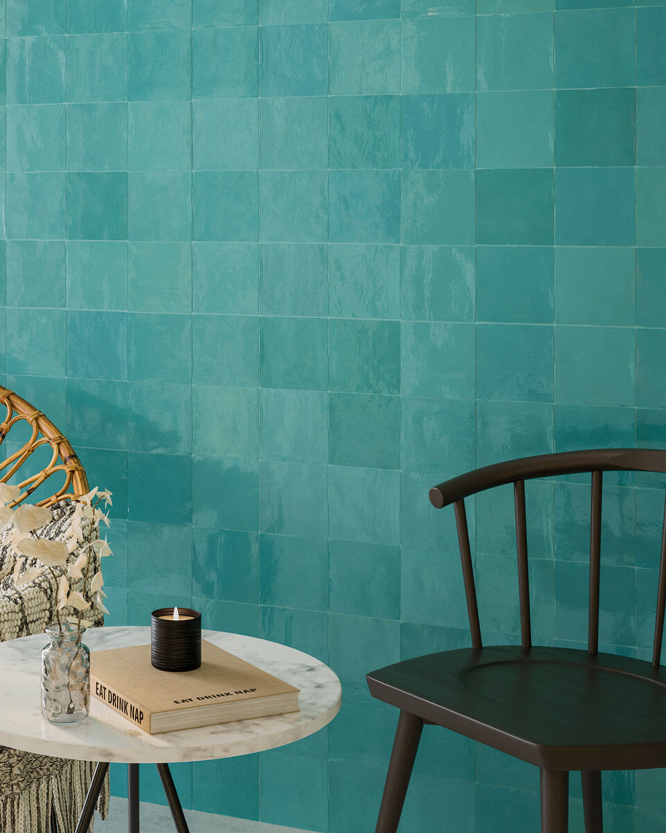 Picture of Atlas Turquoise Zellige Tiles 
