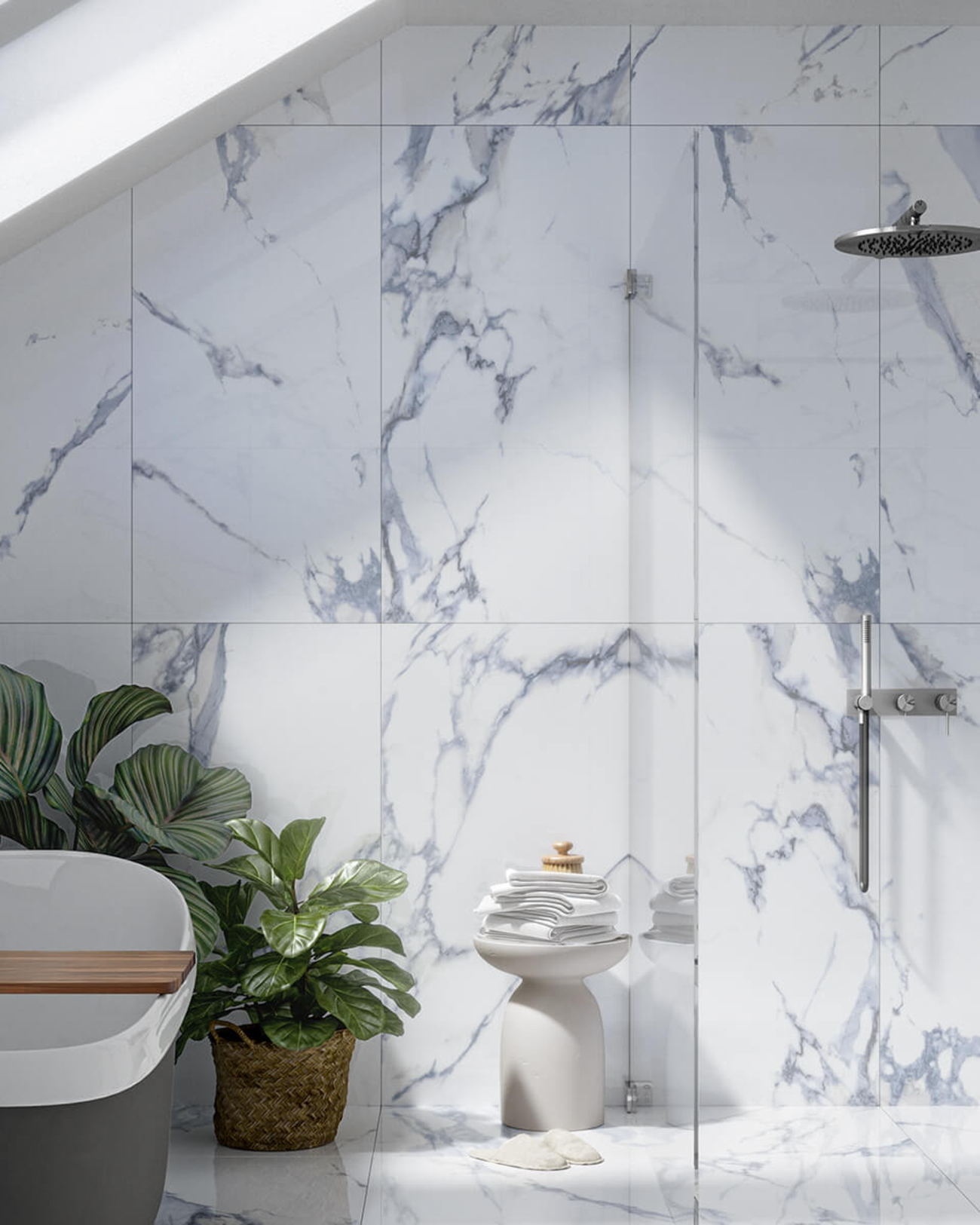 Picture of Ocean Vein  Polished Marble Effect Porcelain Tiles