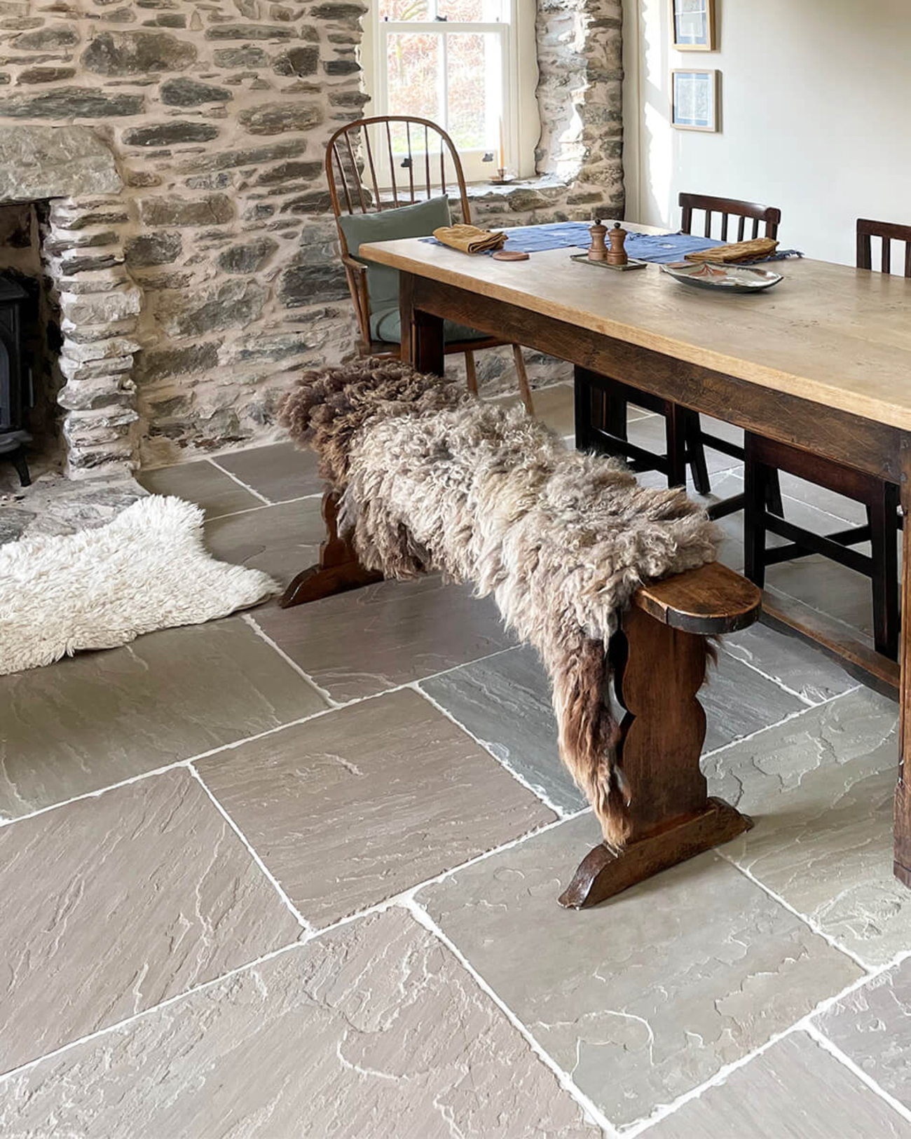 Picture of Tudor Sandstone Tiles - Brushed