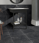 Picture of Firenza Nero Marquina Marble Effect Porcelain Tiles