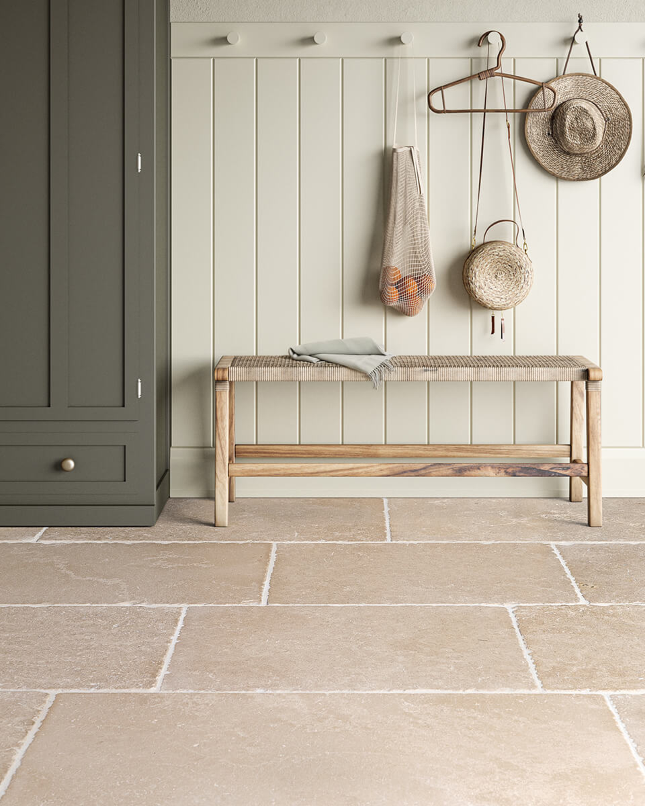 Picture of Dijon Heritage  Antiqued Limestone Tiles