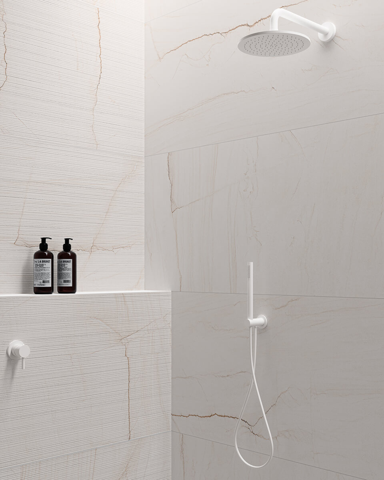 Picture of Lillia Matte Marble Effect Porcelain Tiles