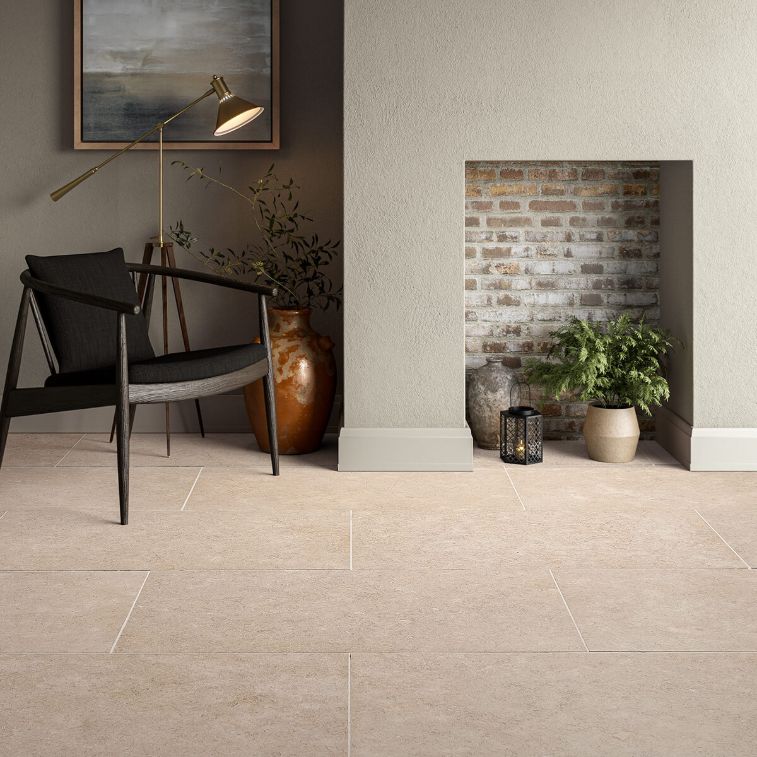 Picture of Dijon Limestone Tiles - Brushed