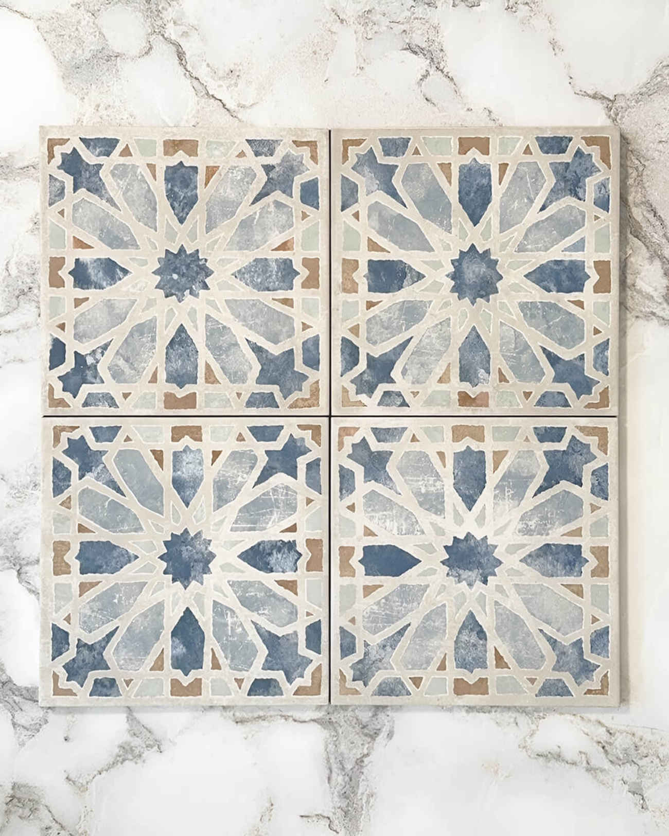 Picture of Zafra Star Patterned Tiles
