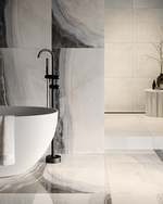 Picture of Agate Grey High Gloss Onyx Effect Porcelain Tiles