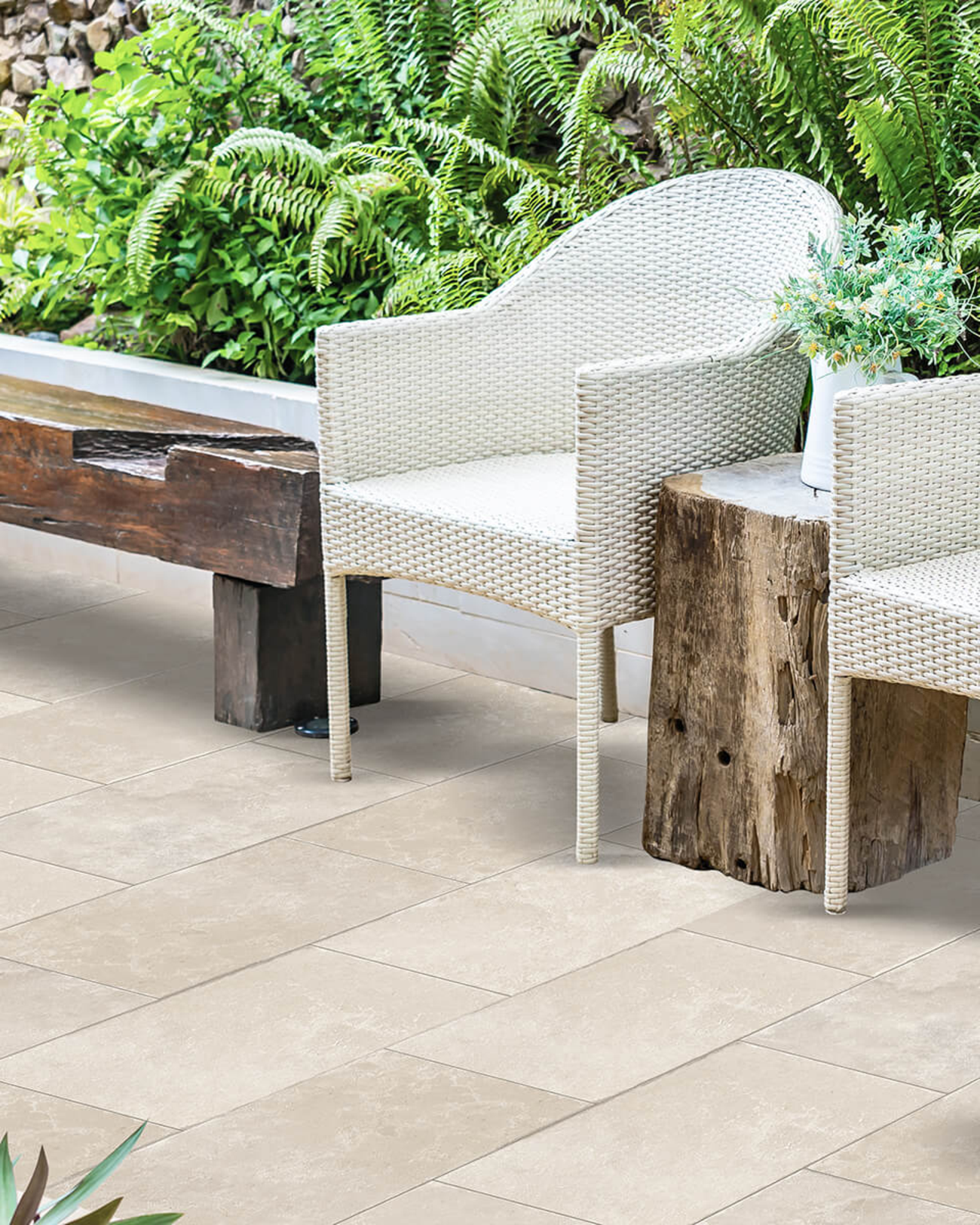 Picture of Heritage Flax Porcelain Paving Slabs