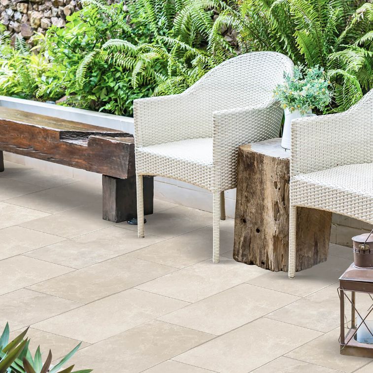 Picture of Heritage Flax Porcelain Paving Slabs