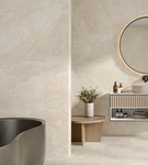 Nova Ivory Stone Effect Porcelain Tiles - 60x120cm