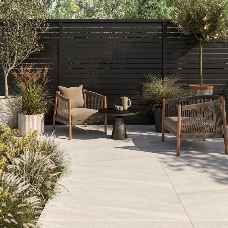 Picture of Valencia White Porcelain Paving  Slabs