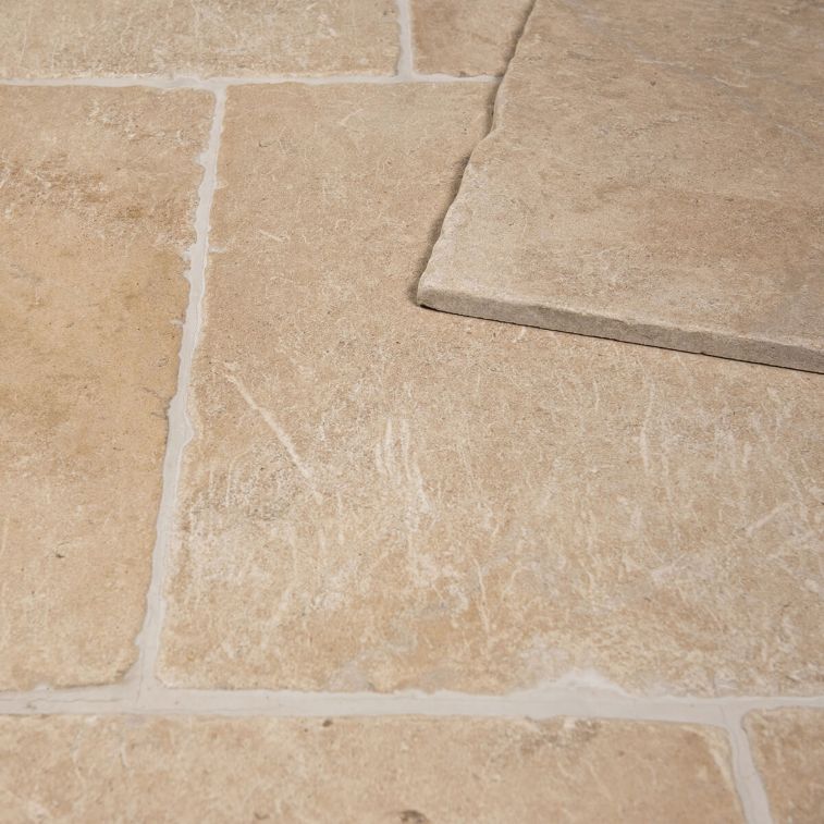Picture of Devonshire Tumbled Limestone Outdoor Paving Slabs