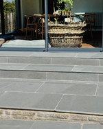 Picture of Parisian Grey Limestone Outdoor Paving Slabs - Tumbled