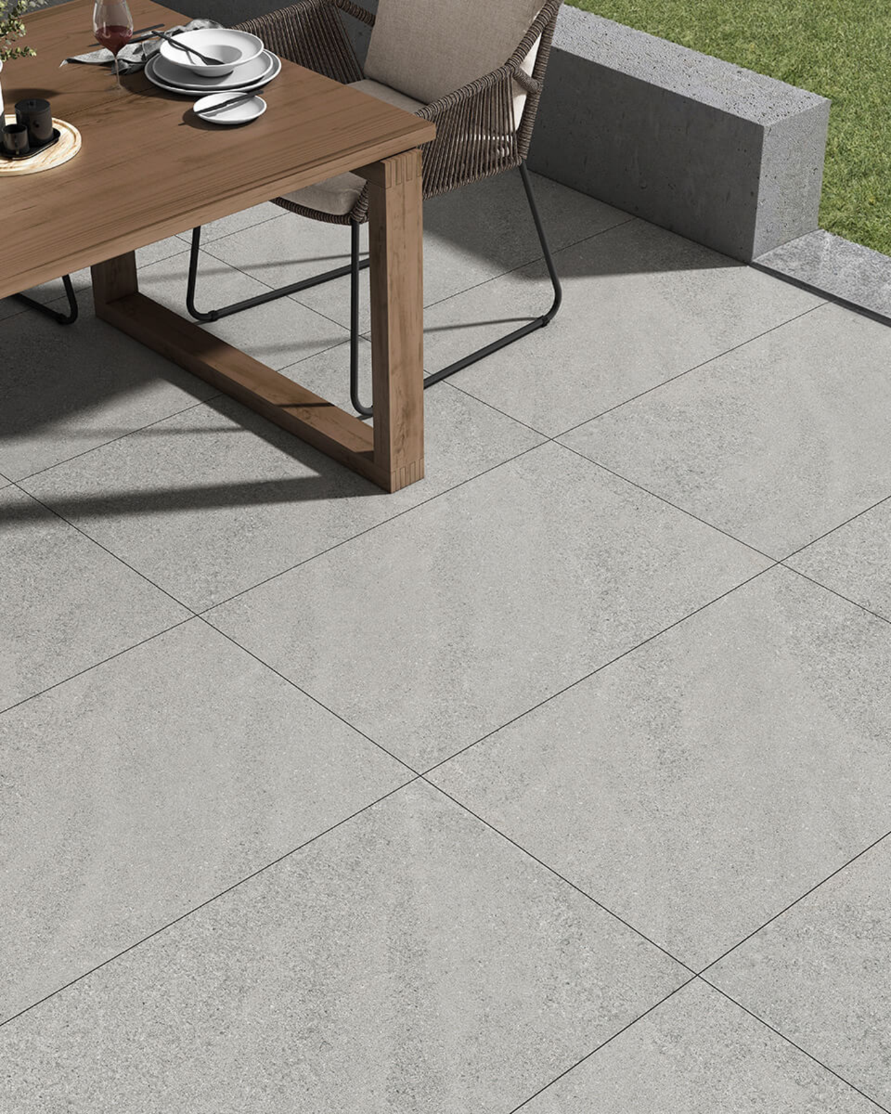 Picture of Belmond Grey Porcelain Paving 900x600x20mm - 20.5 SQM Job Lot