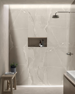 Picture of Glacier Taupe Polished Onyx  Effect Porcelain Tiles