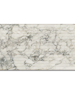 Picture of Merano White Fluted Matte Marble Effect Porcelain Tiles