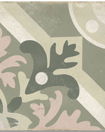 Picture of Lotus Sage Green Patterned Tiles