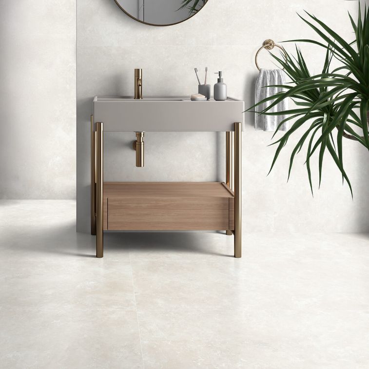 Picture of Ivory Essence Stone Effect Porcelain Tiles