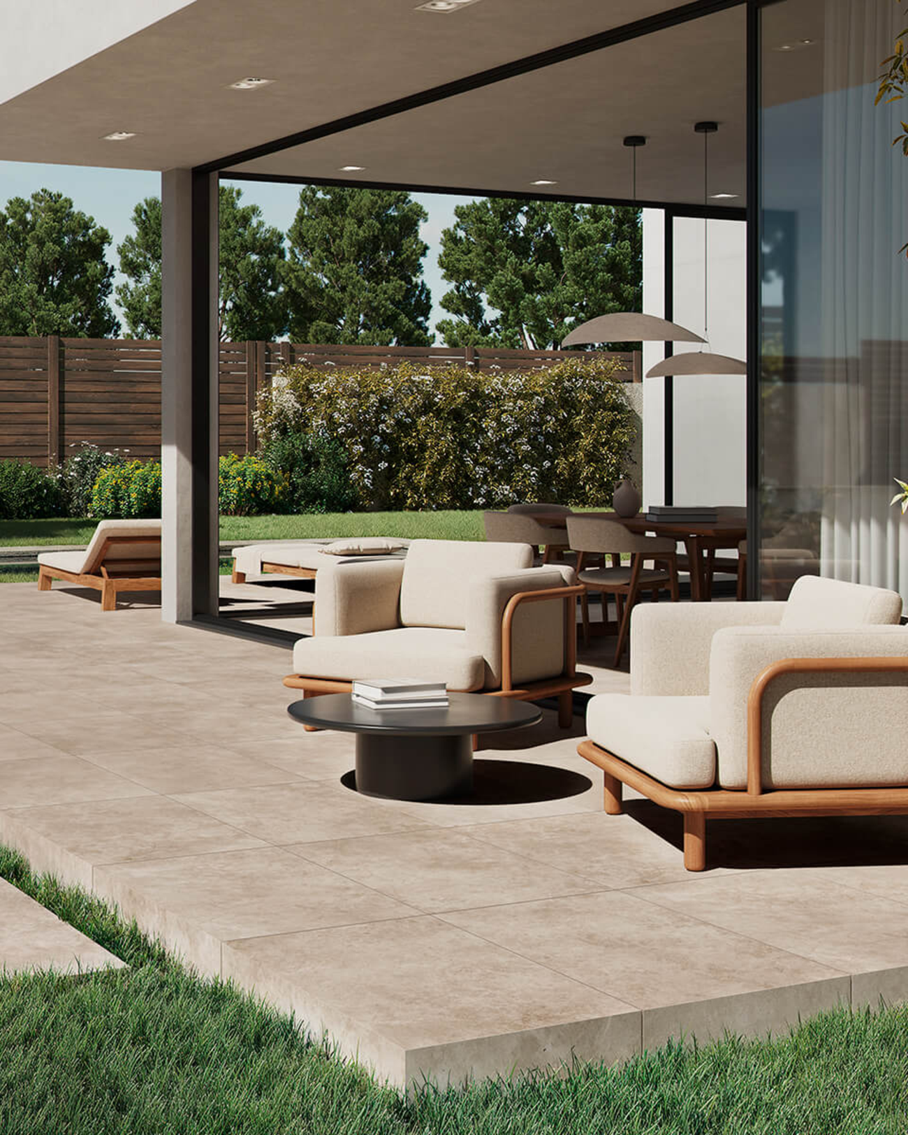 Picture of Aspen Taupe Porcelain Paving Slabs