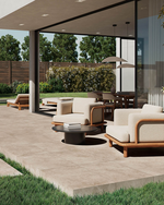 Picture of Aspen Taupe Porcelain Paving Slabs