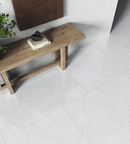 Picture of Allegra White Matte Marble Effect Porcelain Tiles