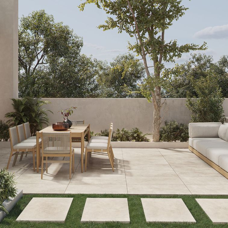 Picture of Aspen White Porcelain Paving Slabs