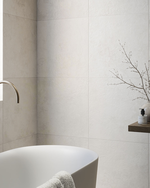 Picture of Lunar Bianco Carved Stone Effect Porcelain Tiles