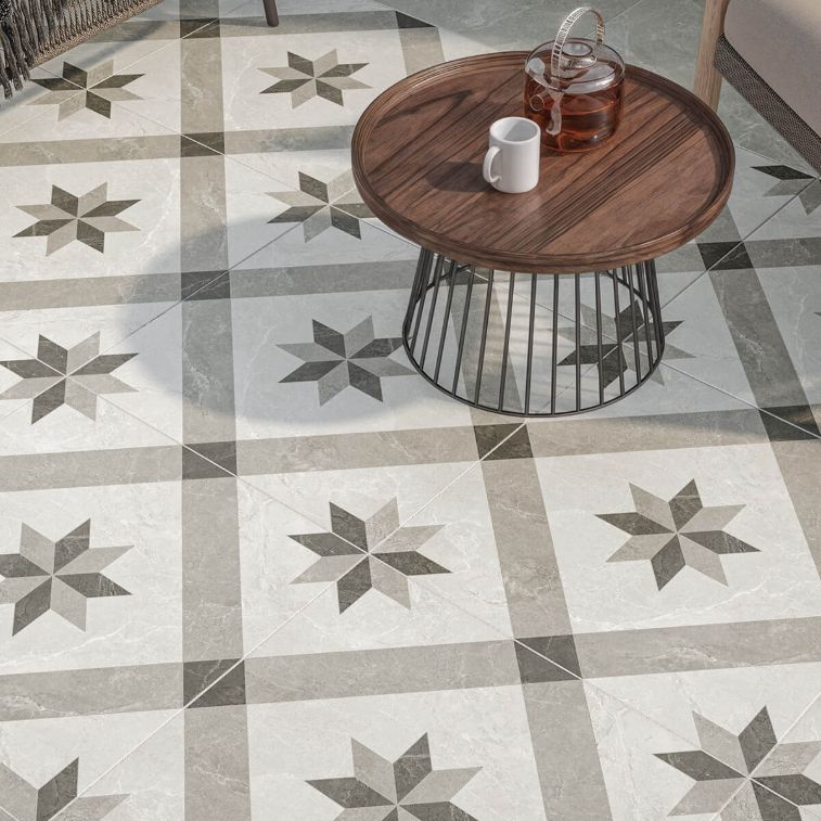 Picture of Henley Grey Decor Porcelain Paving Slabs