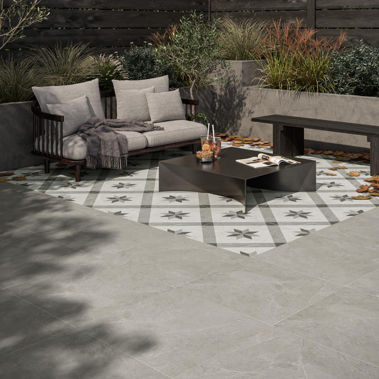 Picture of Henley Grey Porcelain Paving Slabs
