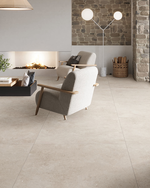 Picture of Arles White Stone Effect Porcelain Tiles