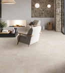Picture of Arles White Stone Effect Porcelain Tiles
