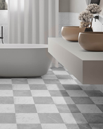 Picture of Firenza Soft Grey Checkerboard Tiles
