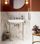 Picture of Sorrento Oro Matte Marble Effect Porcelain Tiles 