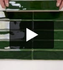 Picture of Heritage Bottle Green Metro Tiles
