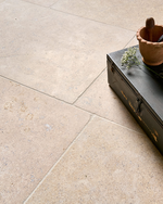 Picture of Dijon Blend Tumbled Limestone Outdoor Paving Slabs