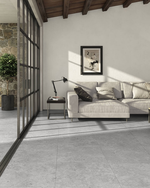 Picture of Roman Grigio Stone Effect Porcelain Tiles 597x597x9mm - 13.8 SQM Job Lot 