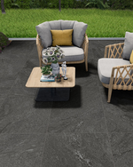 Picture of Luxor Nero Porcelain Paving 900x600x20mm - 8.6 SQM Job Lot 