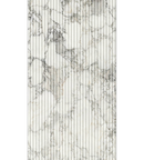 Picture of Merano White Fluted Matte Marble Effect Porcelain Tiles